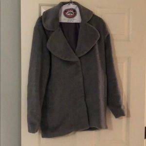 Short grey coat